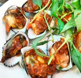 Sò lông nướng muối ớt